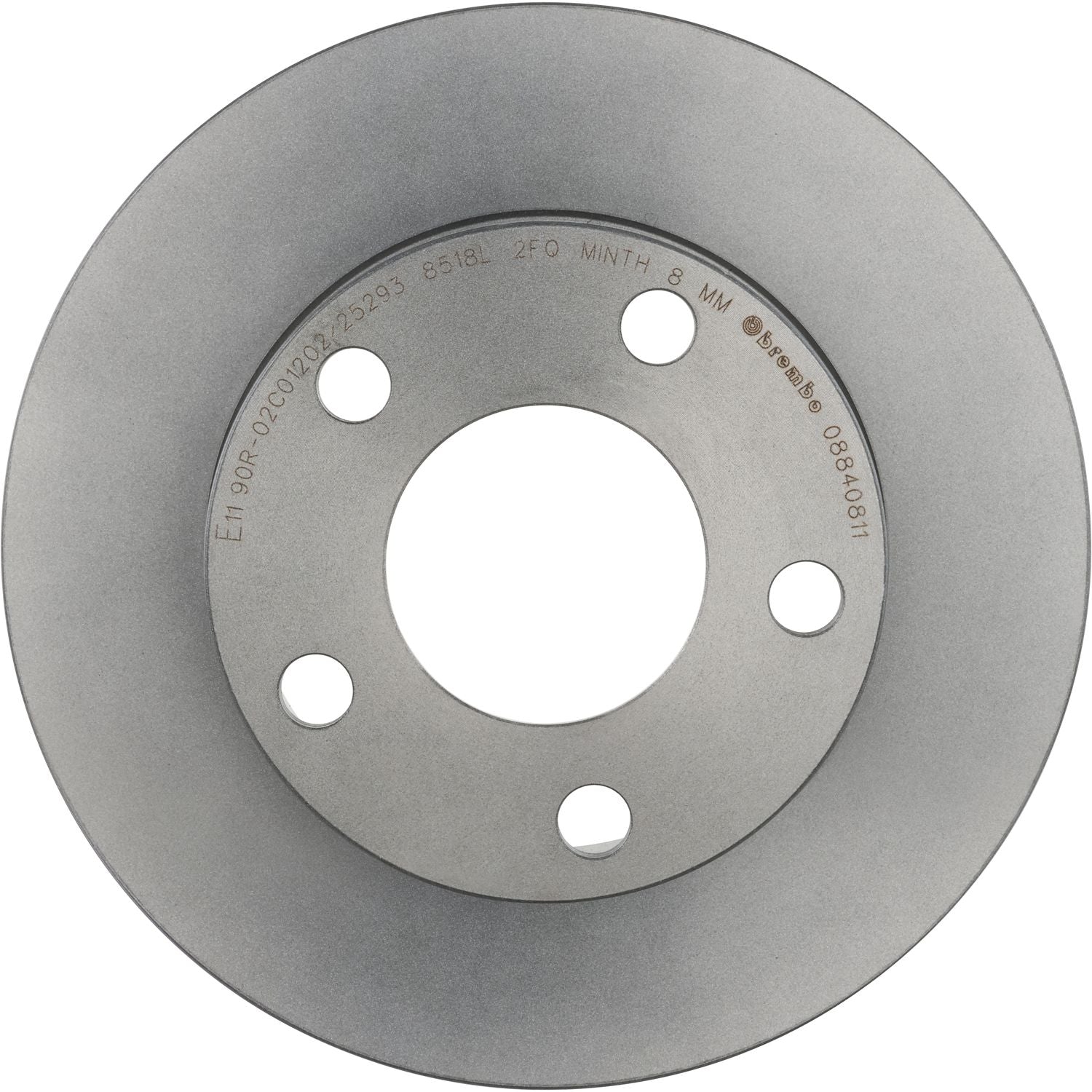 PRIME UV Coated Rear Disc Brake Rotor - 08.8408.11_02