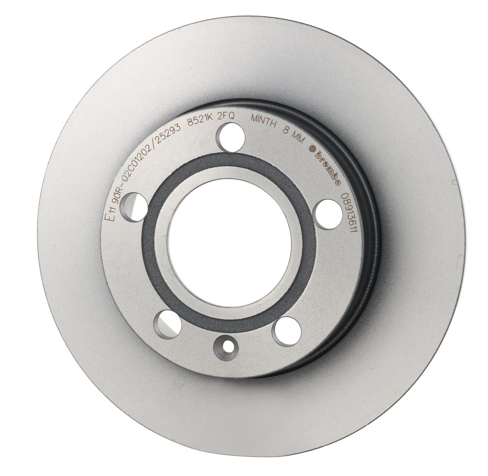 PRIME UV Coated Rear Disc Brake Rotor - 08.9136.11_08