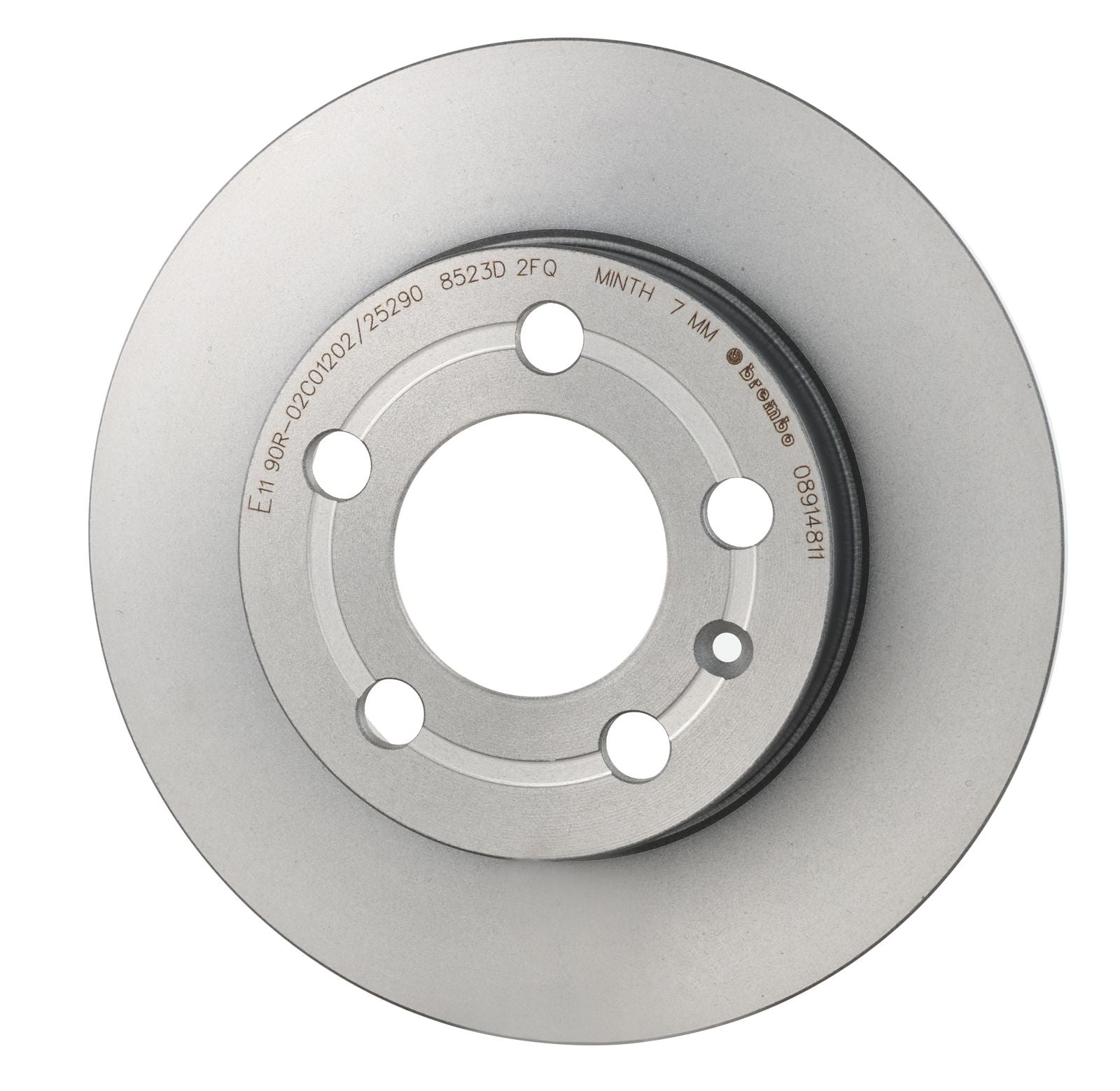 PRIME UV Coated Rear Disc Brake Rotor - 08.9148.11_08