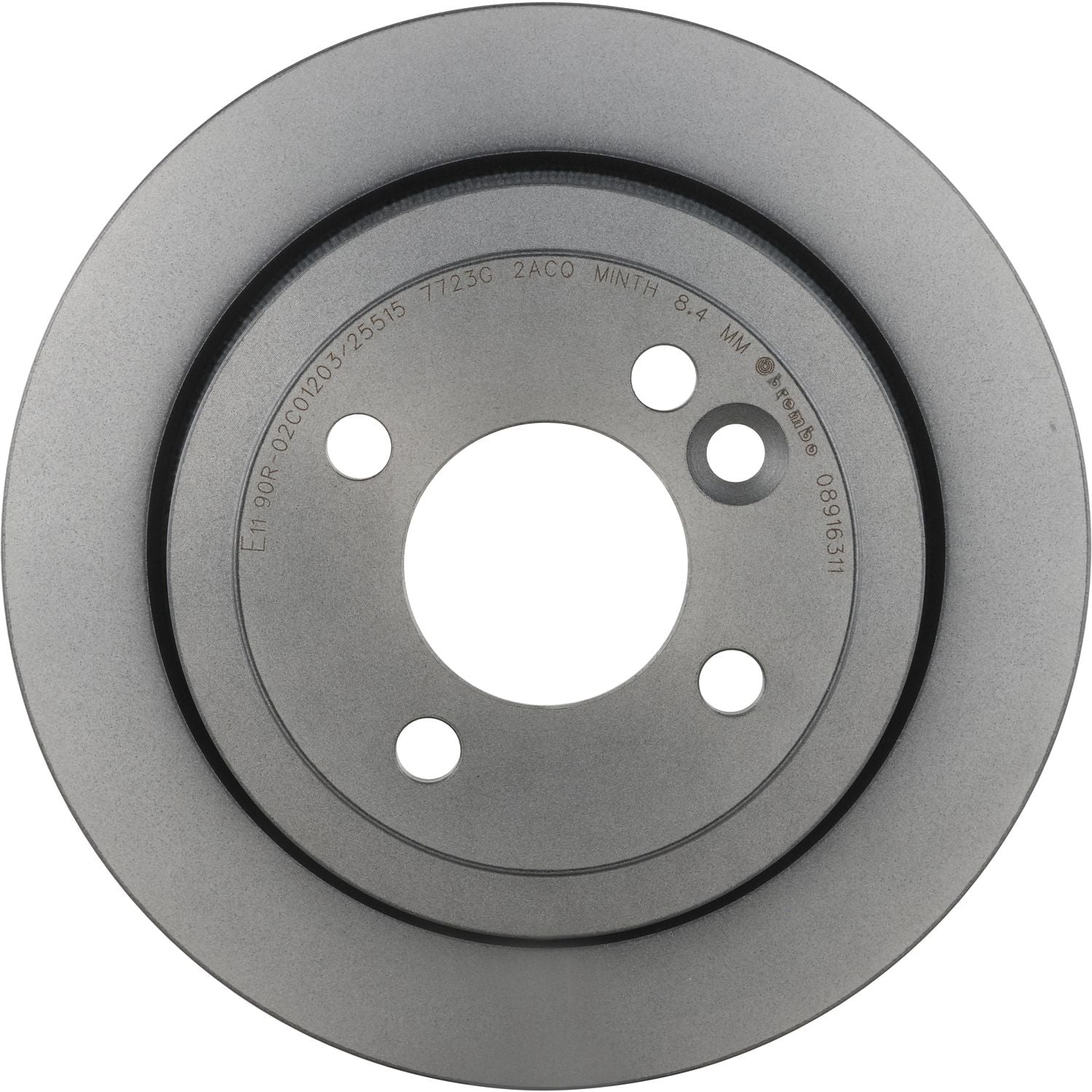 PRIME UV Coated Rear Disc Brake Rotor - 08.9163.11_02