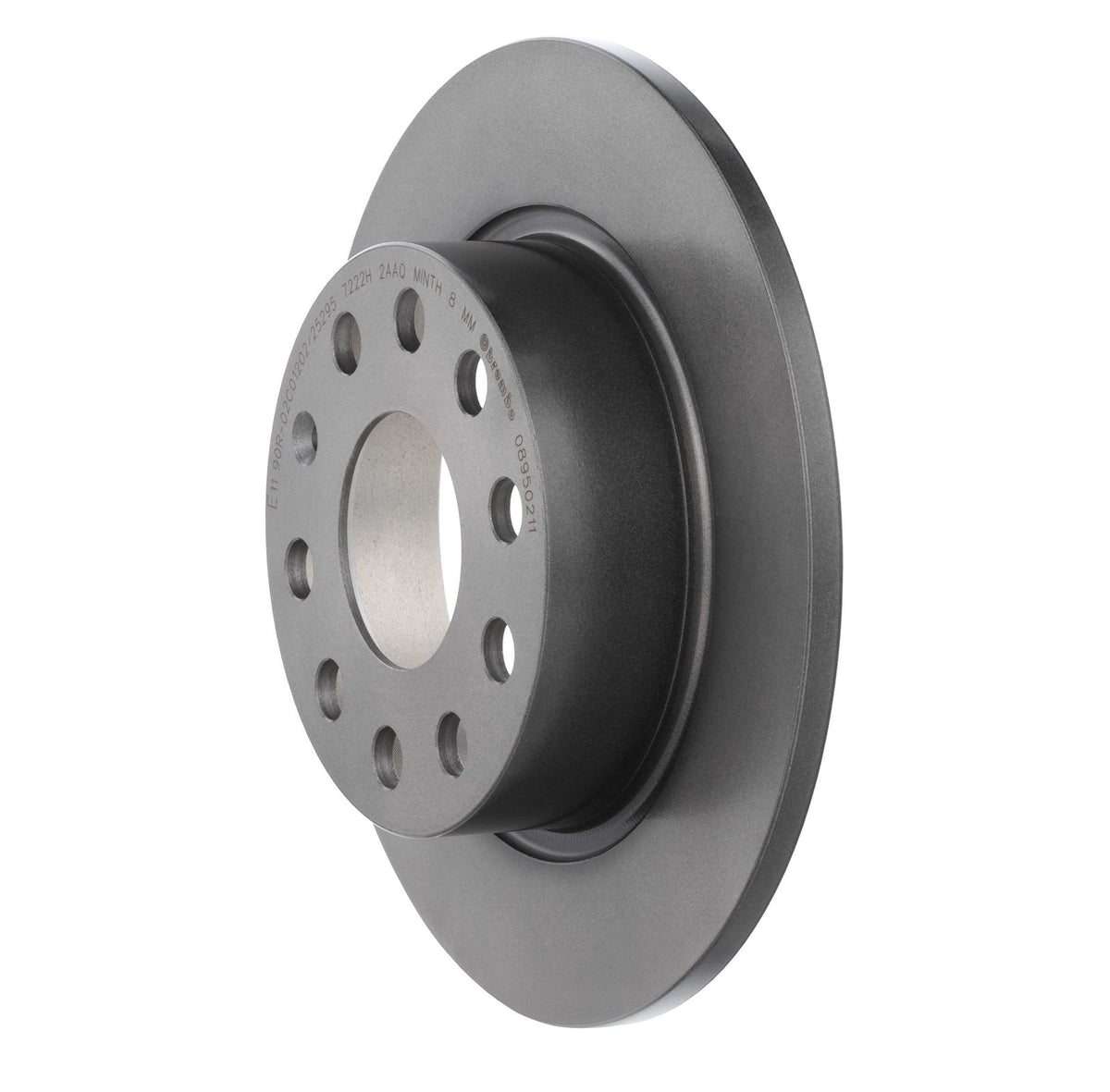 PRIME UV Coated Rear Disc Brake Rotor - 08.9502.11_12