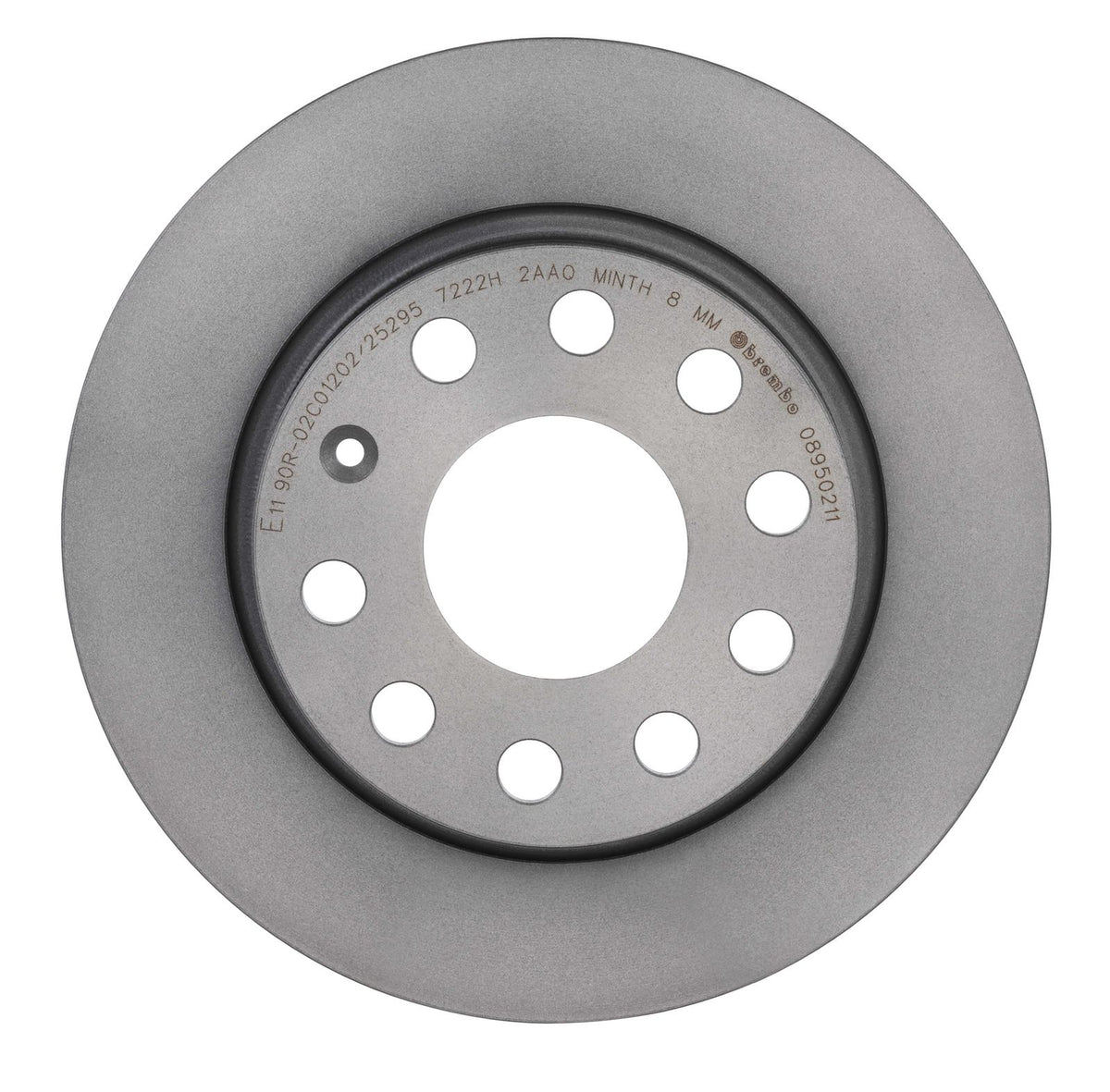 PRIME UV Coated Rear Disc Brake Rotor - 08.9502.11_08