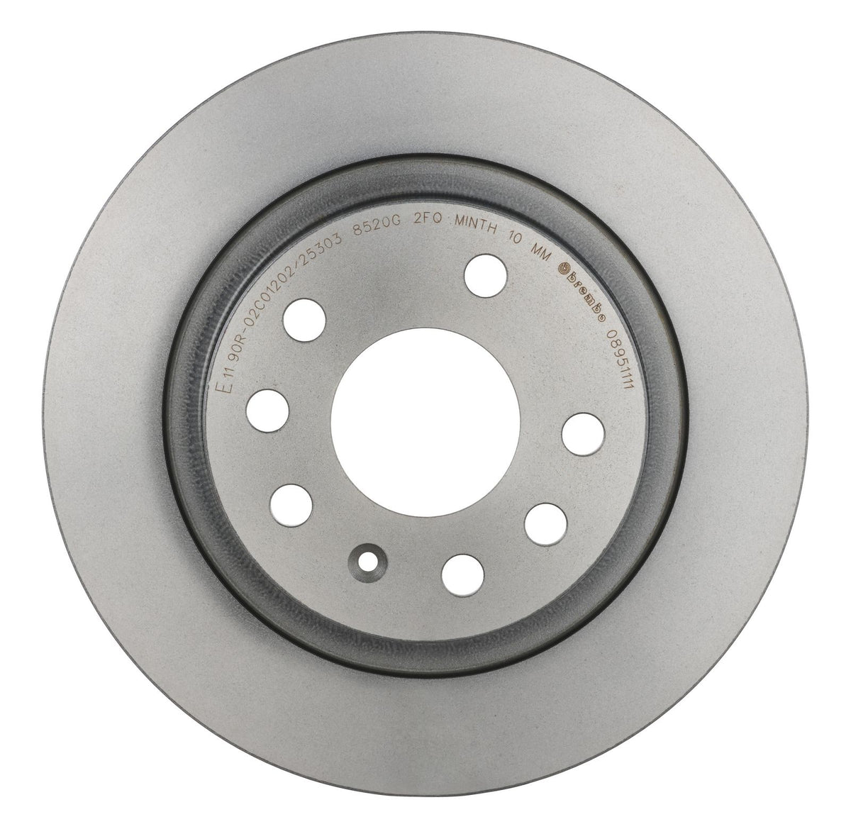 PRIME UV Coated Rear Disc Brake Rotor - 08.9511.11_02