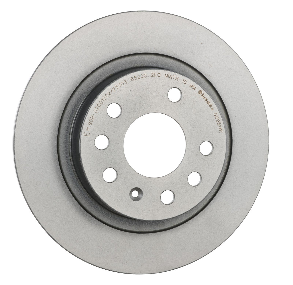 PRIME UV Coated Rear Disc Brake Rotor - 08.9511.11_25