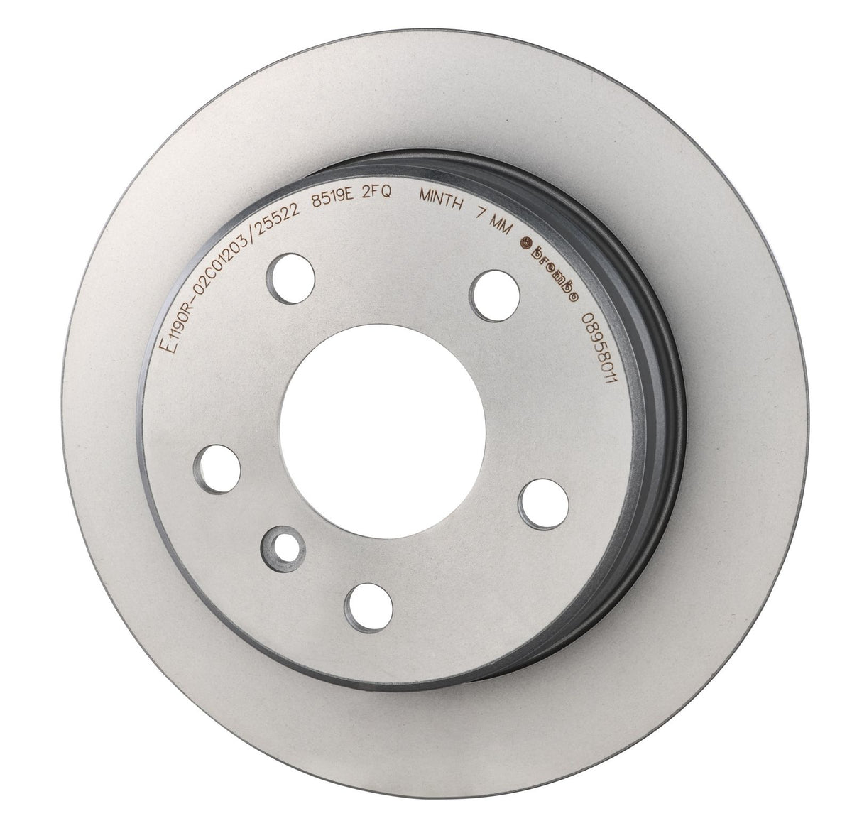 PRIME UV Coated Rear Disc Brake Rotor - 08.9580.11_08