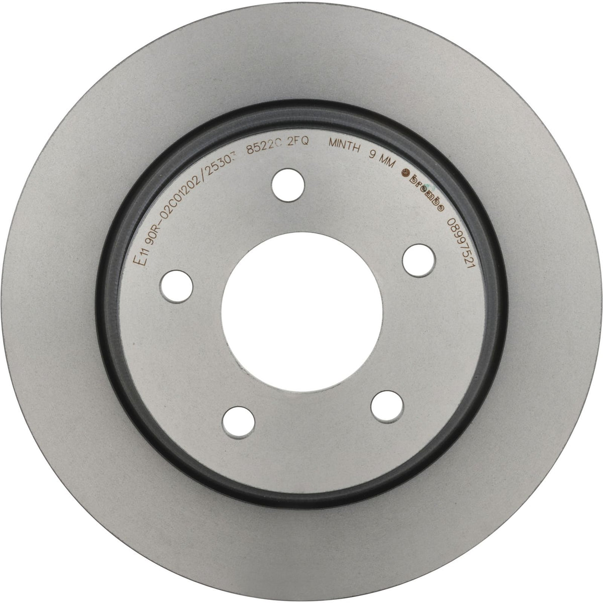 PRIME UV Coated Rear Disc Brake Rotor - 08.9975.21_01
