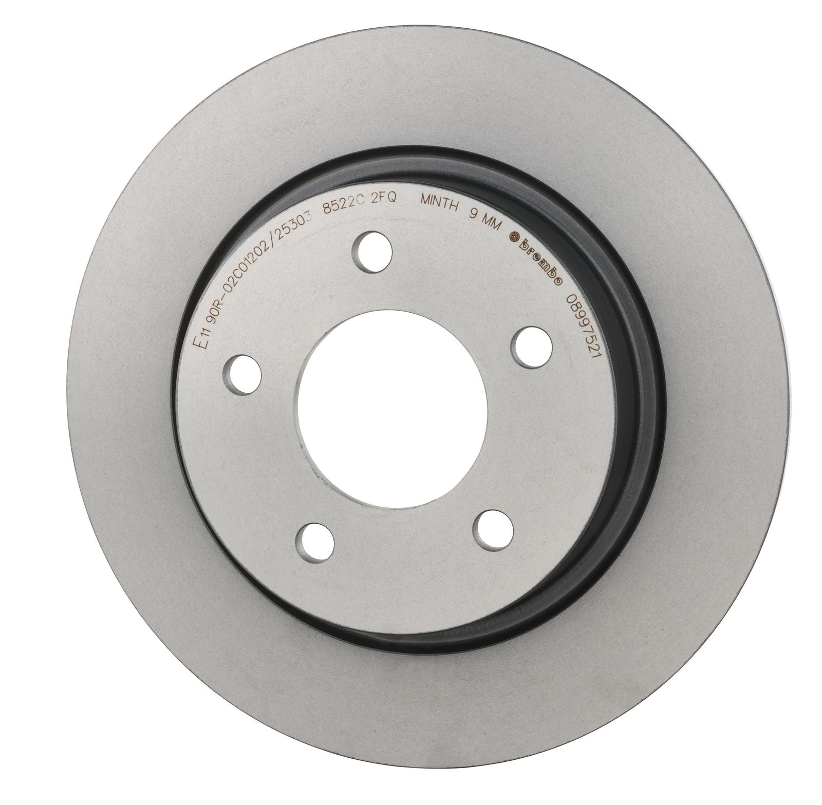 PRIME UV Coated Rear Disc Brake Rotor - 08.9975.21_08