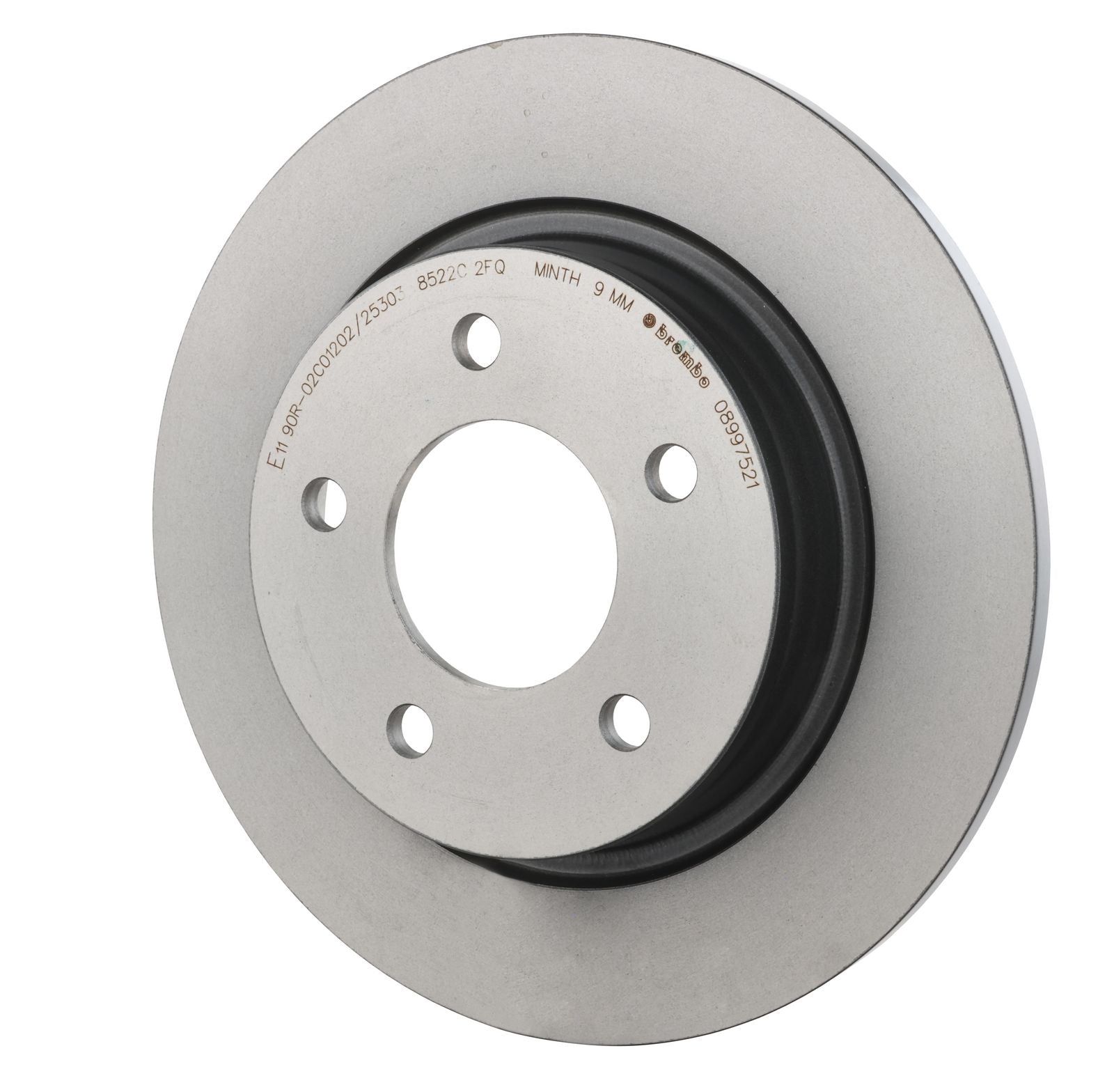 PRIME UV Coated Rear Disc Brake Rotor - 08.9975.21_09