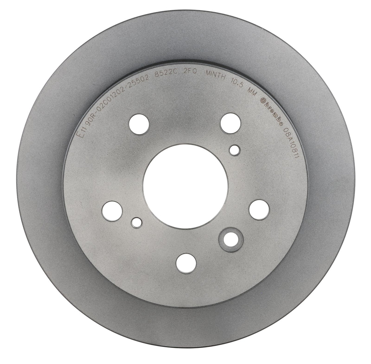 PRIME UV Coated Rear Disc Brake Rotor - 08.A108.11_07