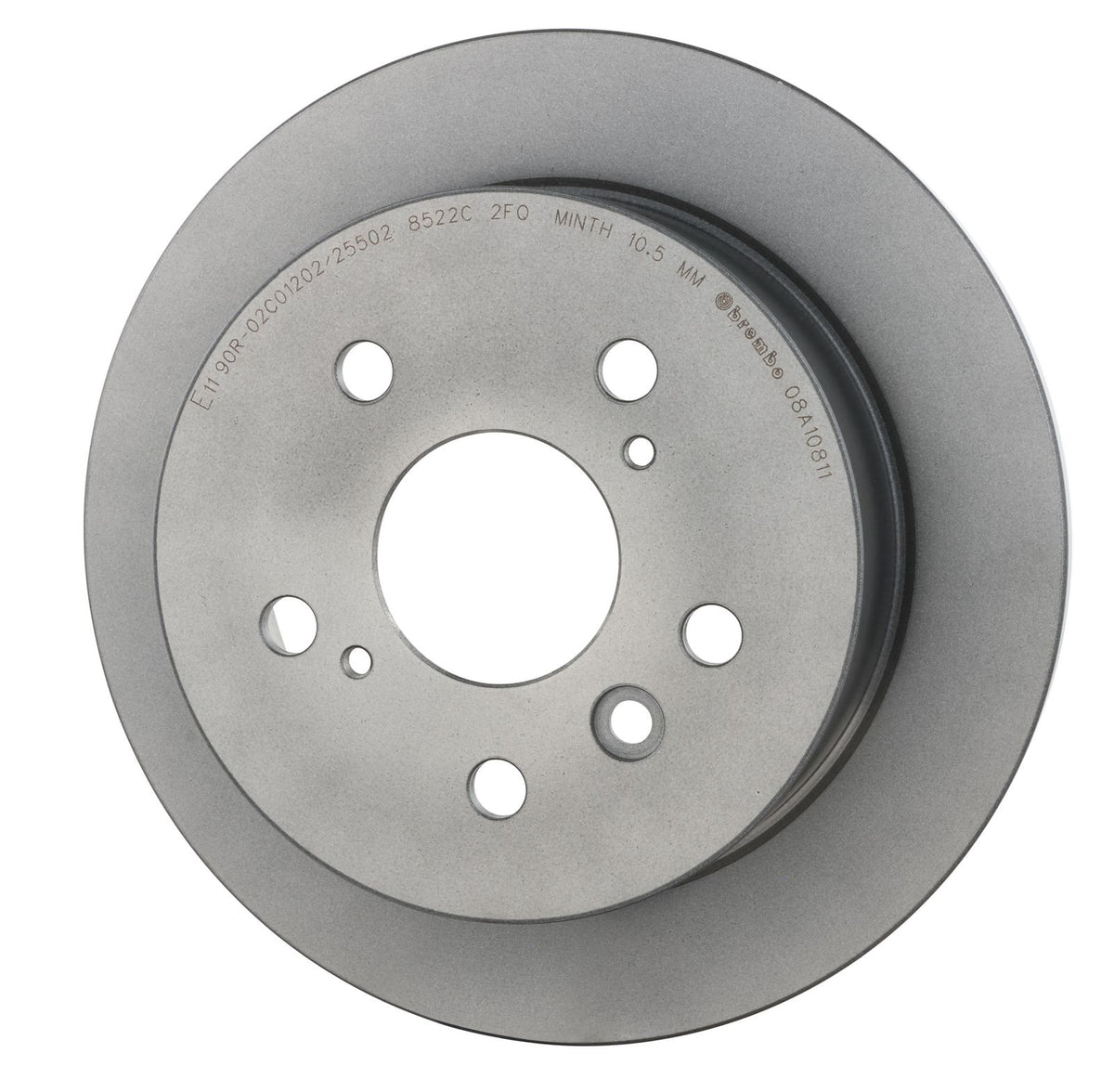PRIME UV Coated Rear Disc Brake Rotor - 08.A108.11_08