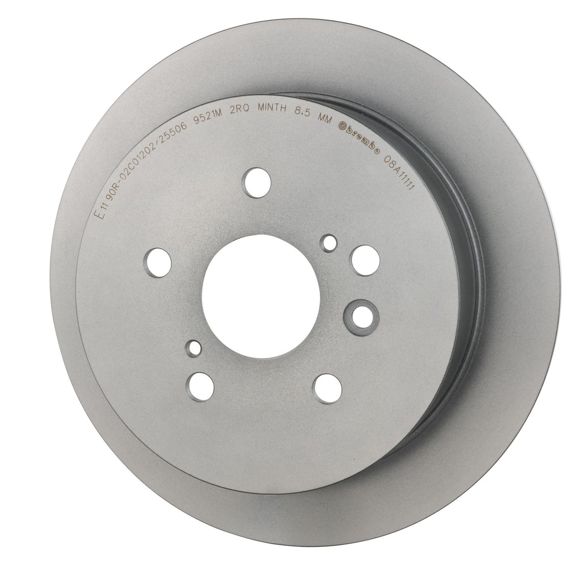 PRIME UV Coated Rear Disc Brake Rotor - 08.A111.11_08