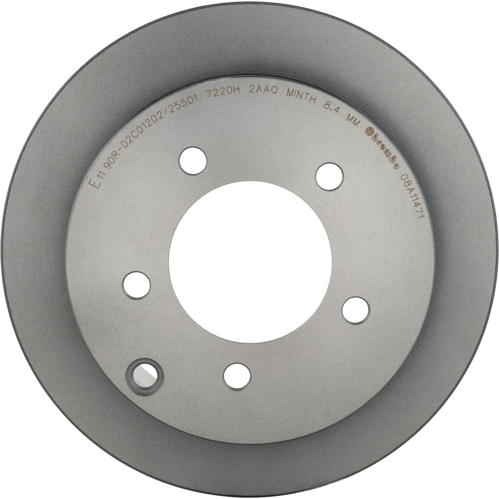 PRIME UV Coated Rear Disc Brake Rotor - 08.A114.71_05