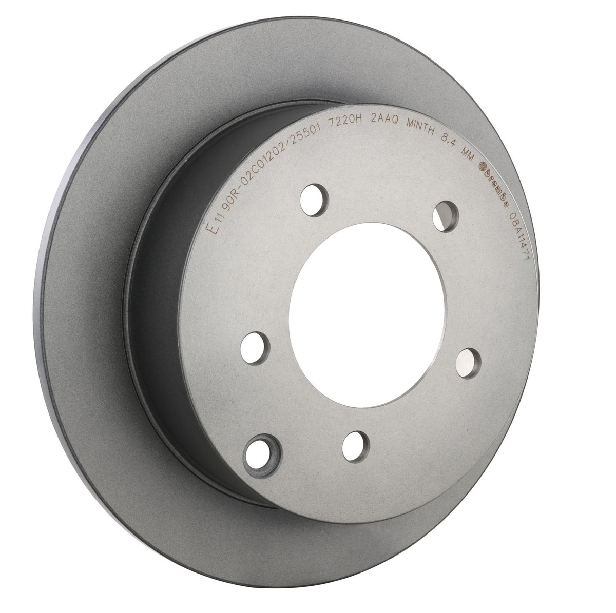 PRIME UV Coated Rear Disc Brake Rotor - 08.A114.71_28