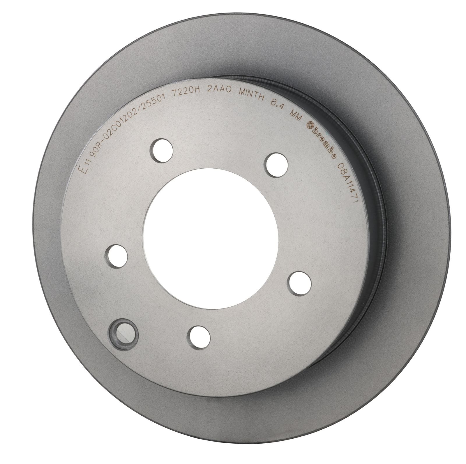 PRIME UV Coated Rear Disc Brake Rotor - 08.A114.71_07