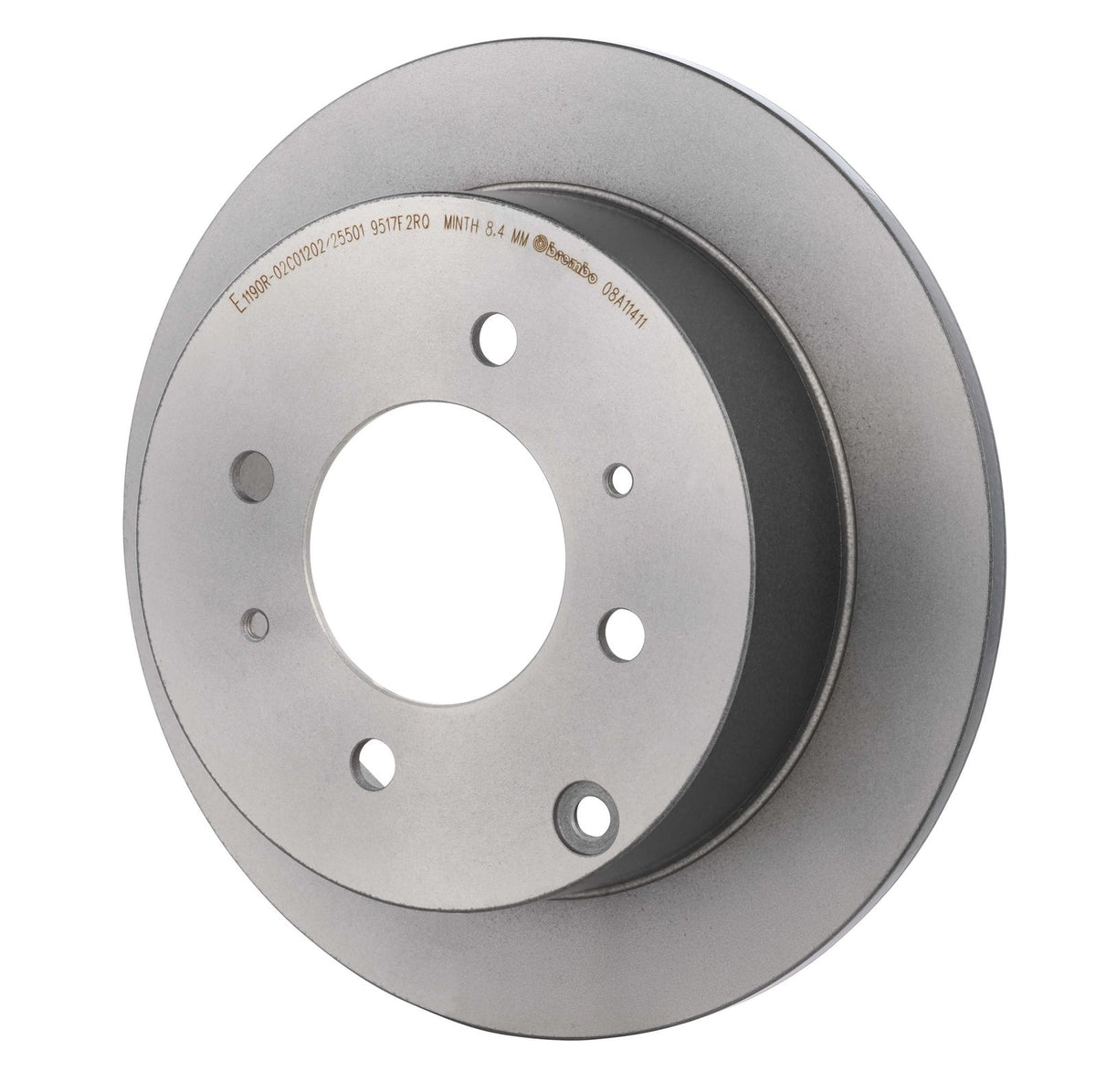 PRIME UV Coated Rear Disc Brake Rotor - 08.A114.11_08