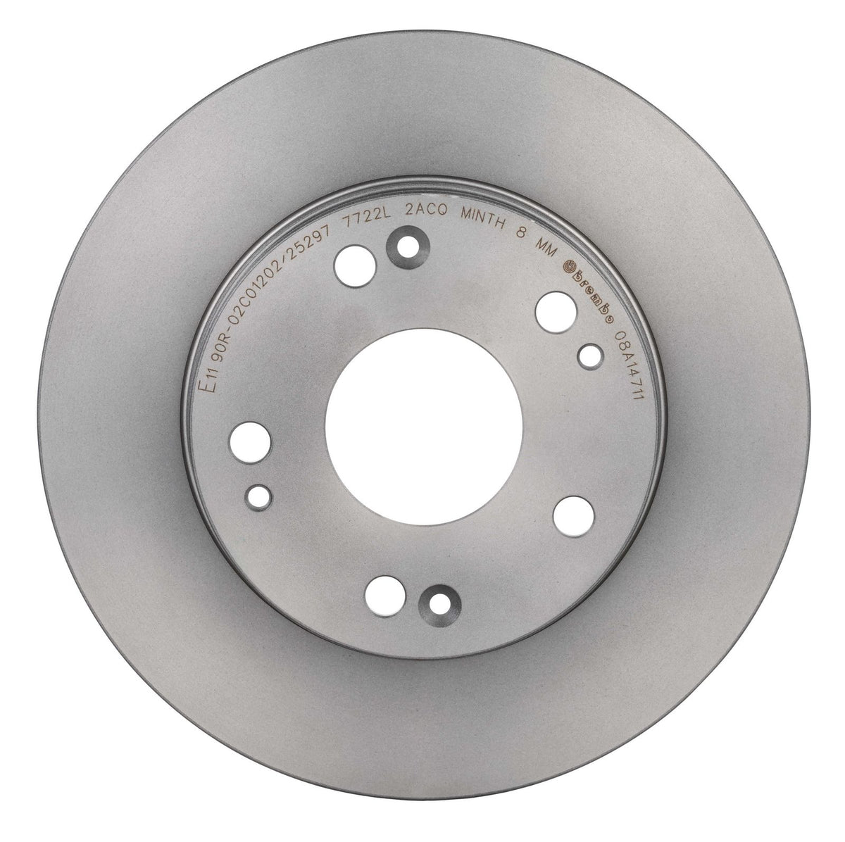 PRIME UV Coated Rear Disc Brake Rotor - 08.A147.11_08