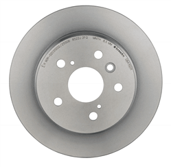 PRIME UV Coated Rear Disc Brake Rotor - 08.A150.11_30