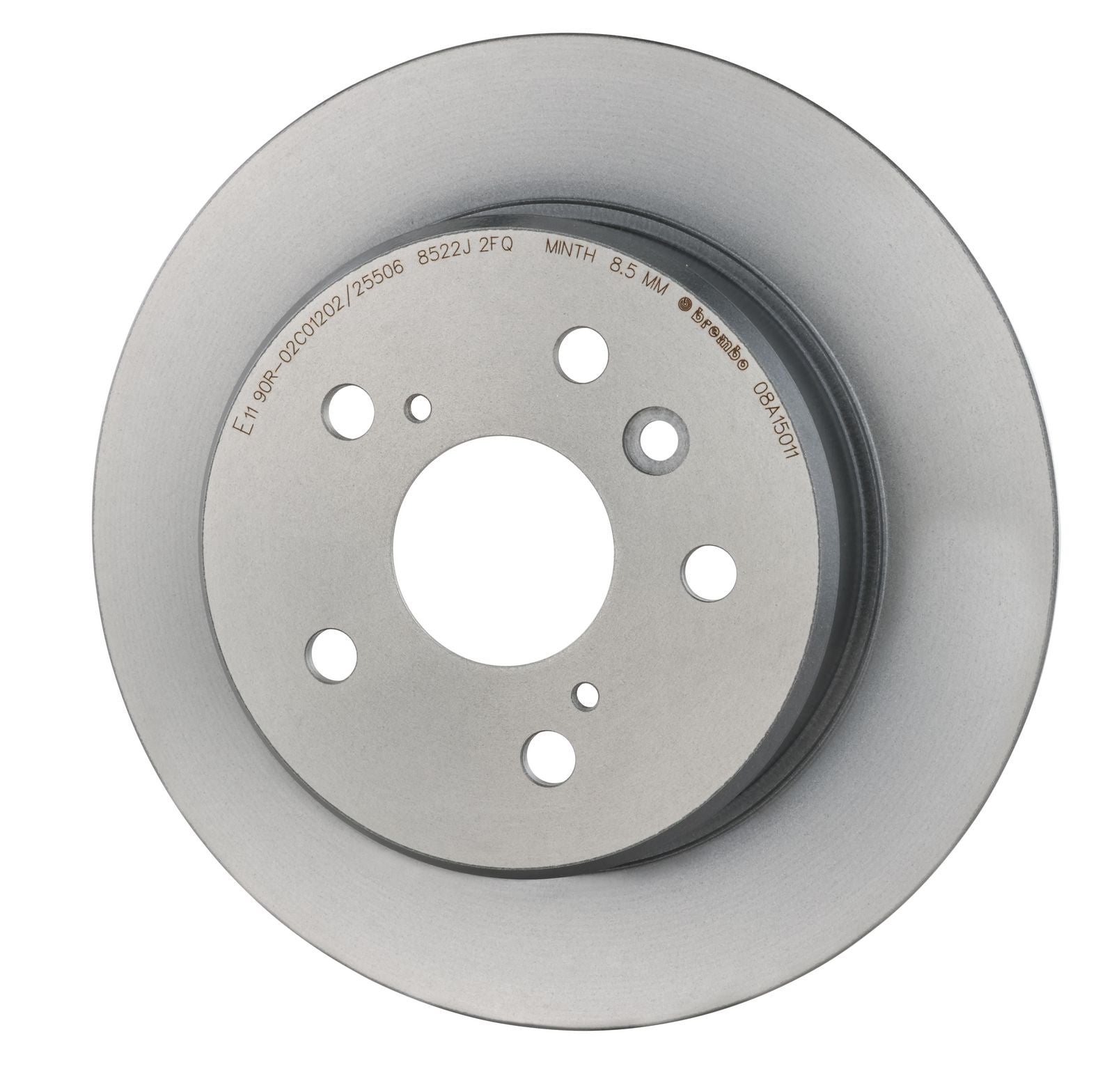 PRIME UV Coated Rear Disc Brake Rotor - 08.A150.11_07