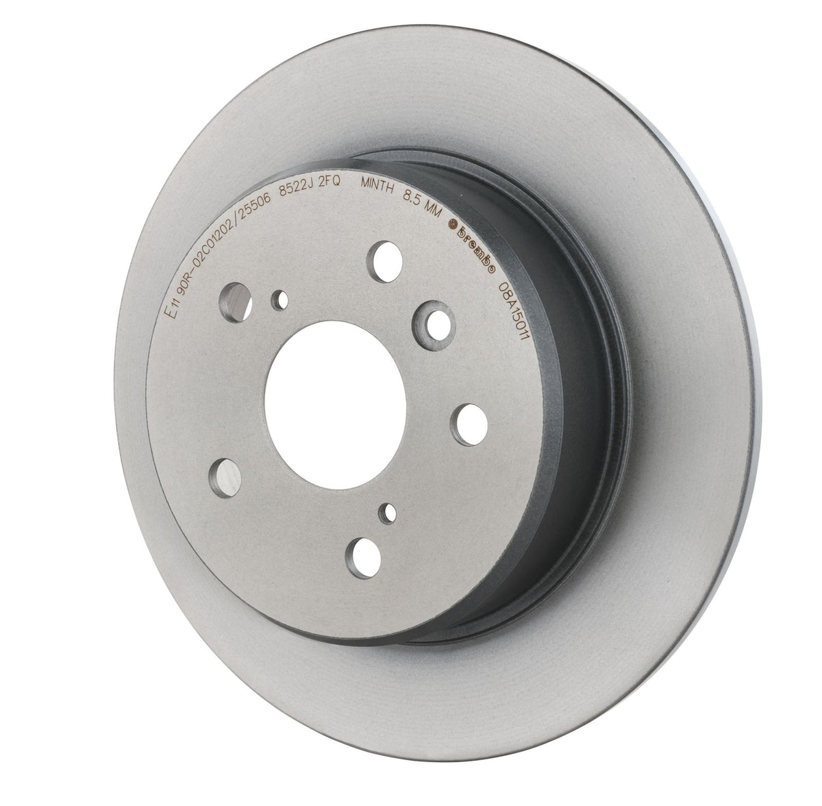 PRIME UV Coated Rear Disc Brake Rotor - 08.A150.11_08
