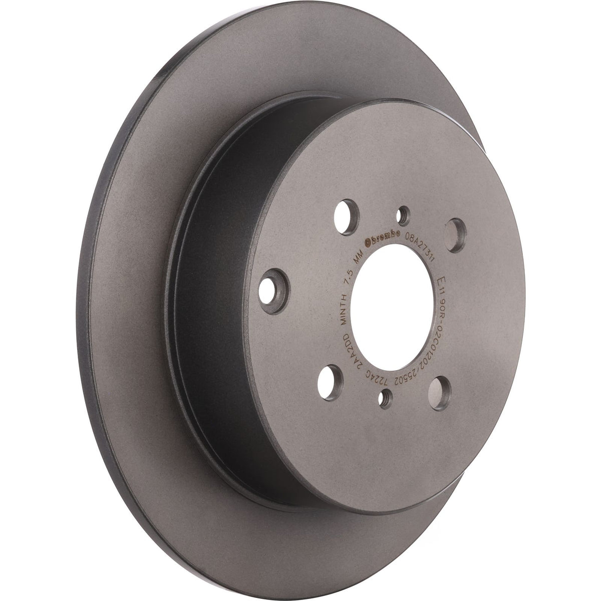 PRIME UV Coated Rear Disc Brake Rotor - 08.A273.11_06