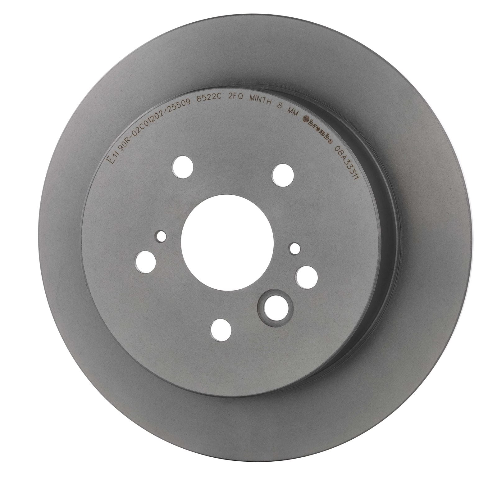 PRIME UV Coated Rear Disc Brake Rotor - 08.A333.11_07