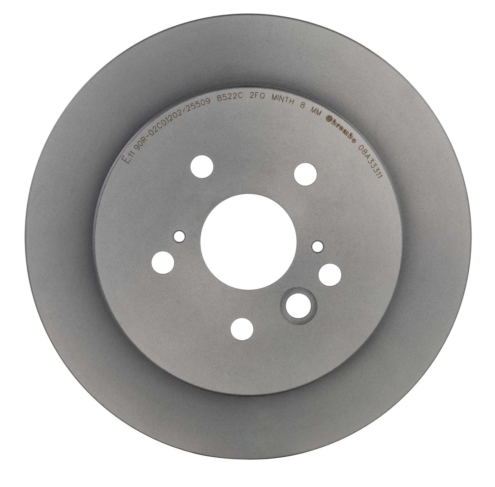 PRIME UV Coated Rear Disc Brake Rotor - 08.A333.11_06