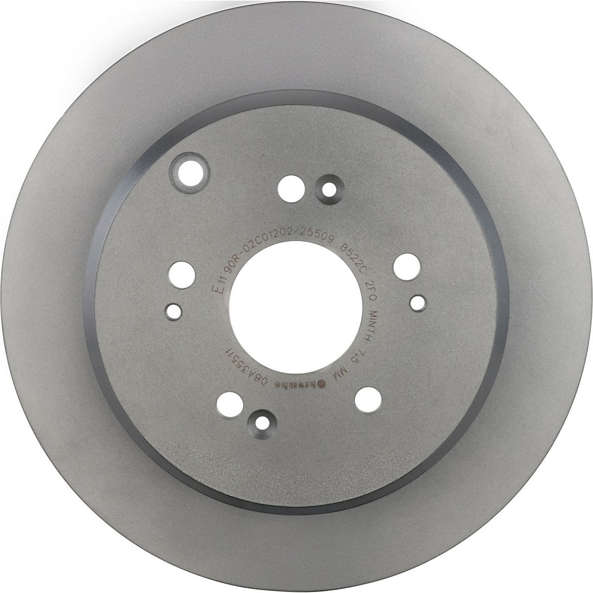 PRIME UV Coated Rear Disc Brake Rotor - 08.A355.11_28