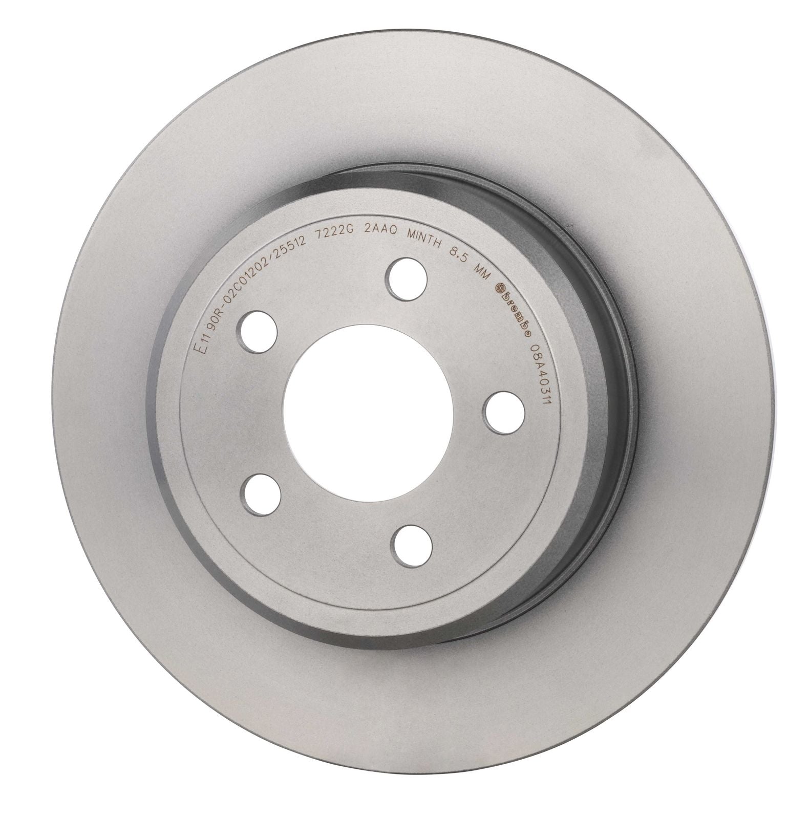 PRIME UV Coated Rear Disc Brake Rotor - 08.A403.11_08