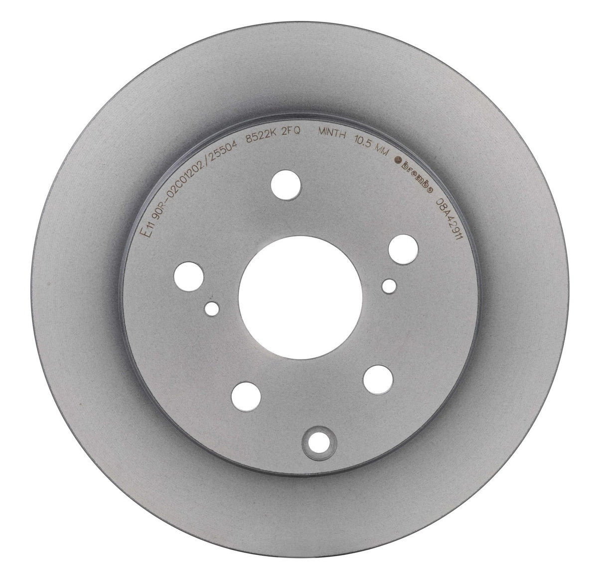 PRIME UV Coated Rear Disc Brake Rotor - 08.A429.11_06