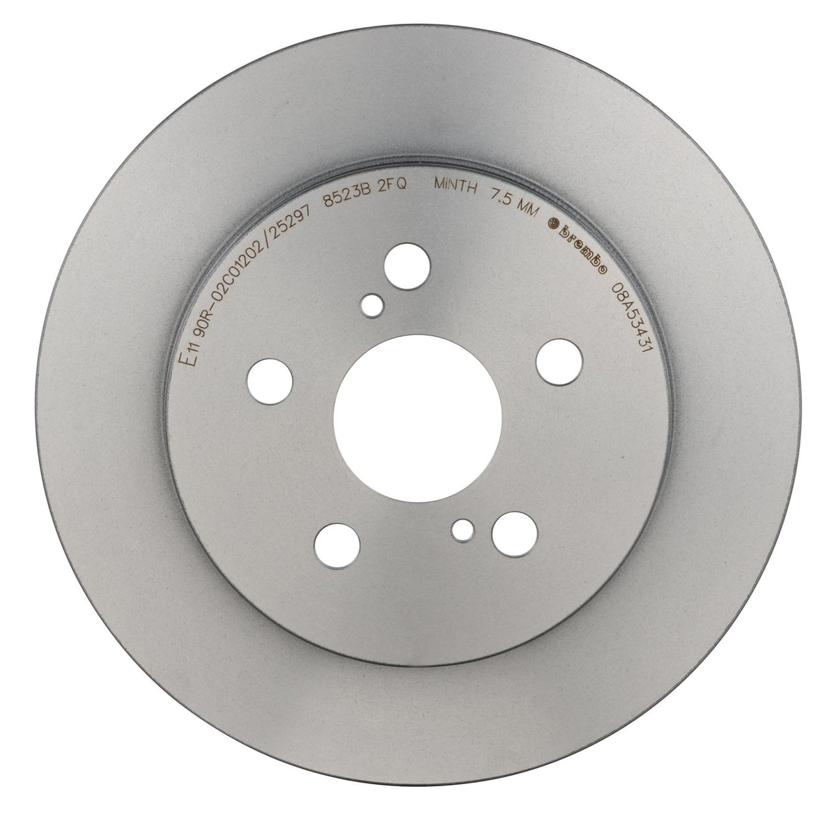 PRIME UV Coated Rear Disc Brake Rotor - 08.A534.31_02