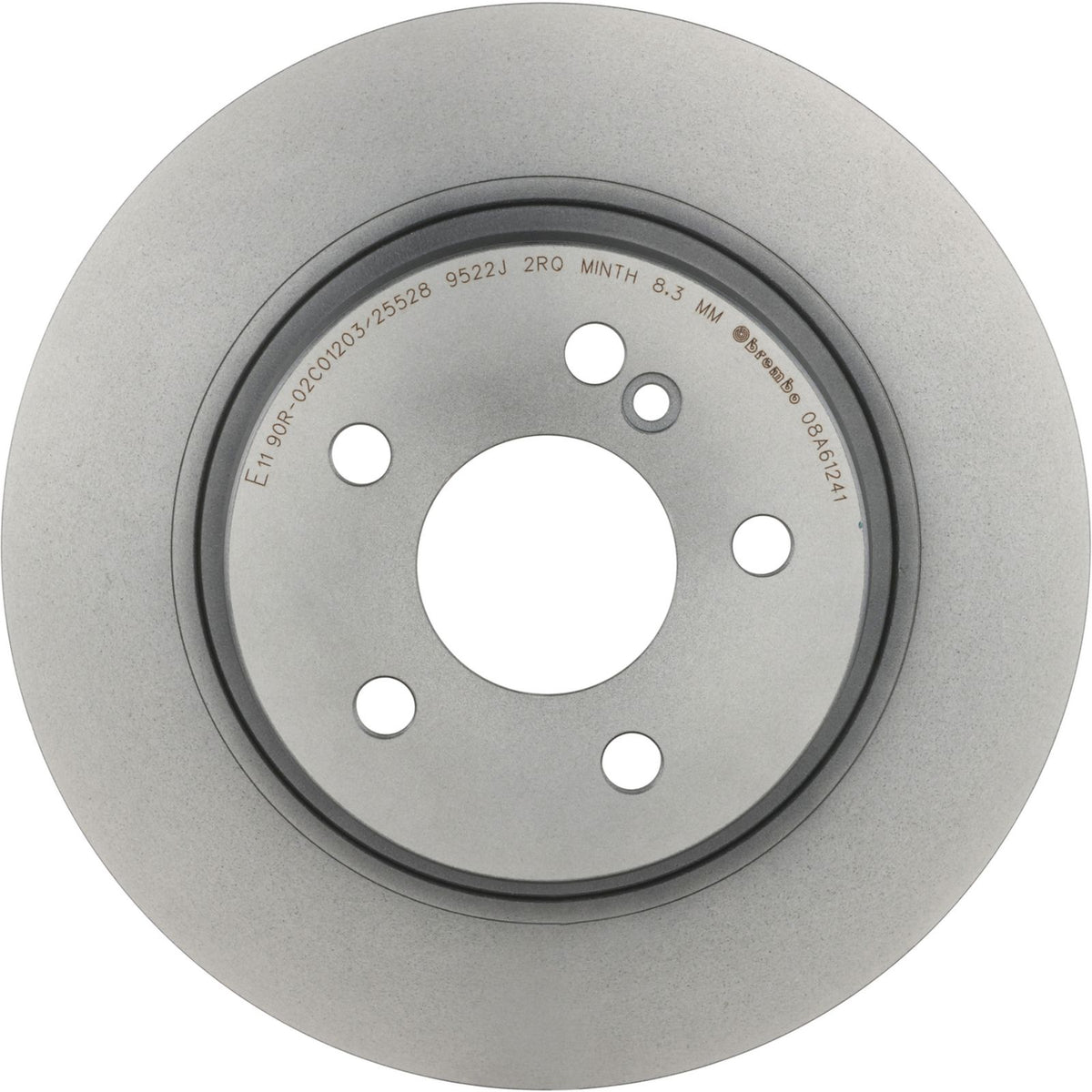 PRIME UV Coated Rear Disc Brake Rotor - 08.A612.41_05