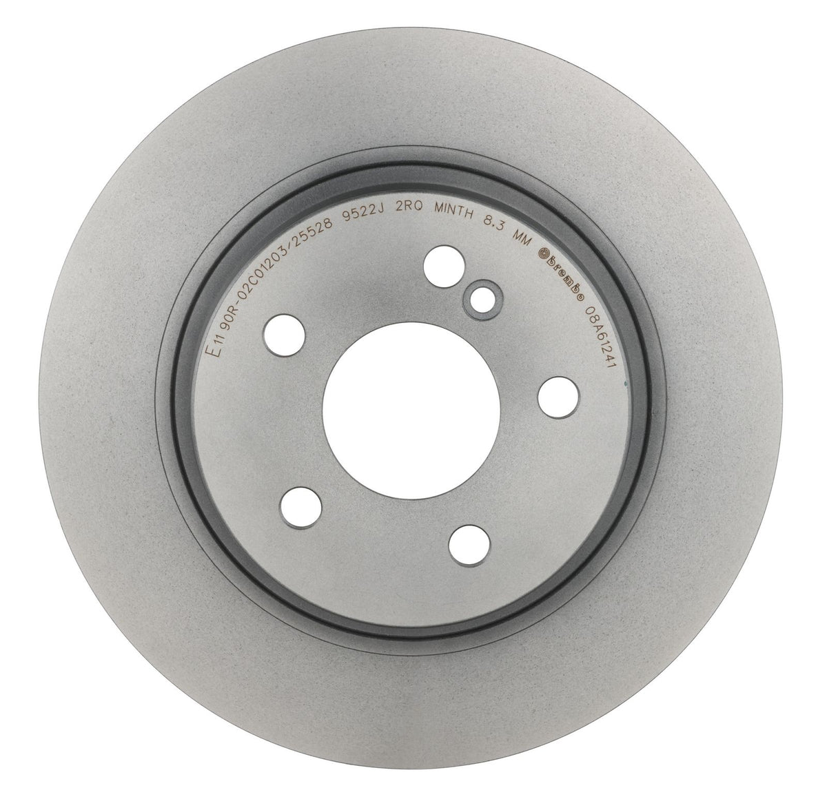 PRIME UV Coated Rear Disc Brake Rotor - 08.A612.41_08