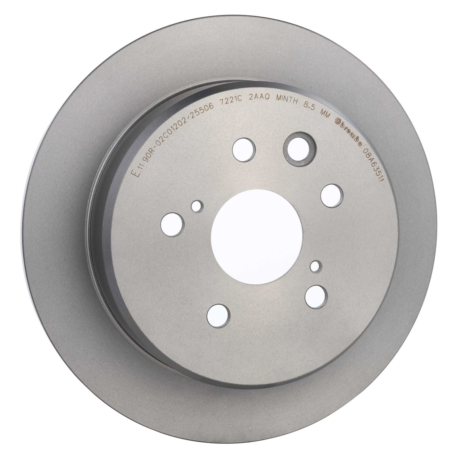 PRIME UV Coated Rear Disc Brake Rotor - 08.A635.11_30