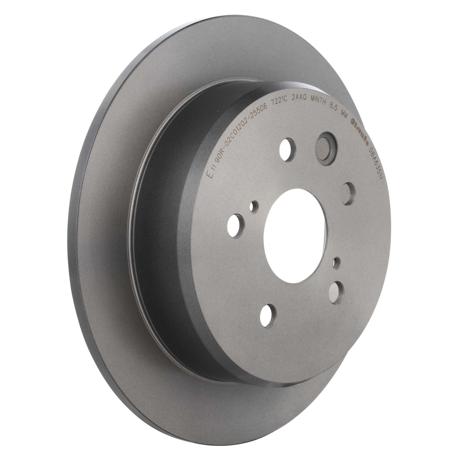 PRIME UV Coated Rear Disc Brake Rotor - 08.A635.11_28