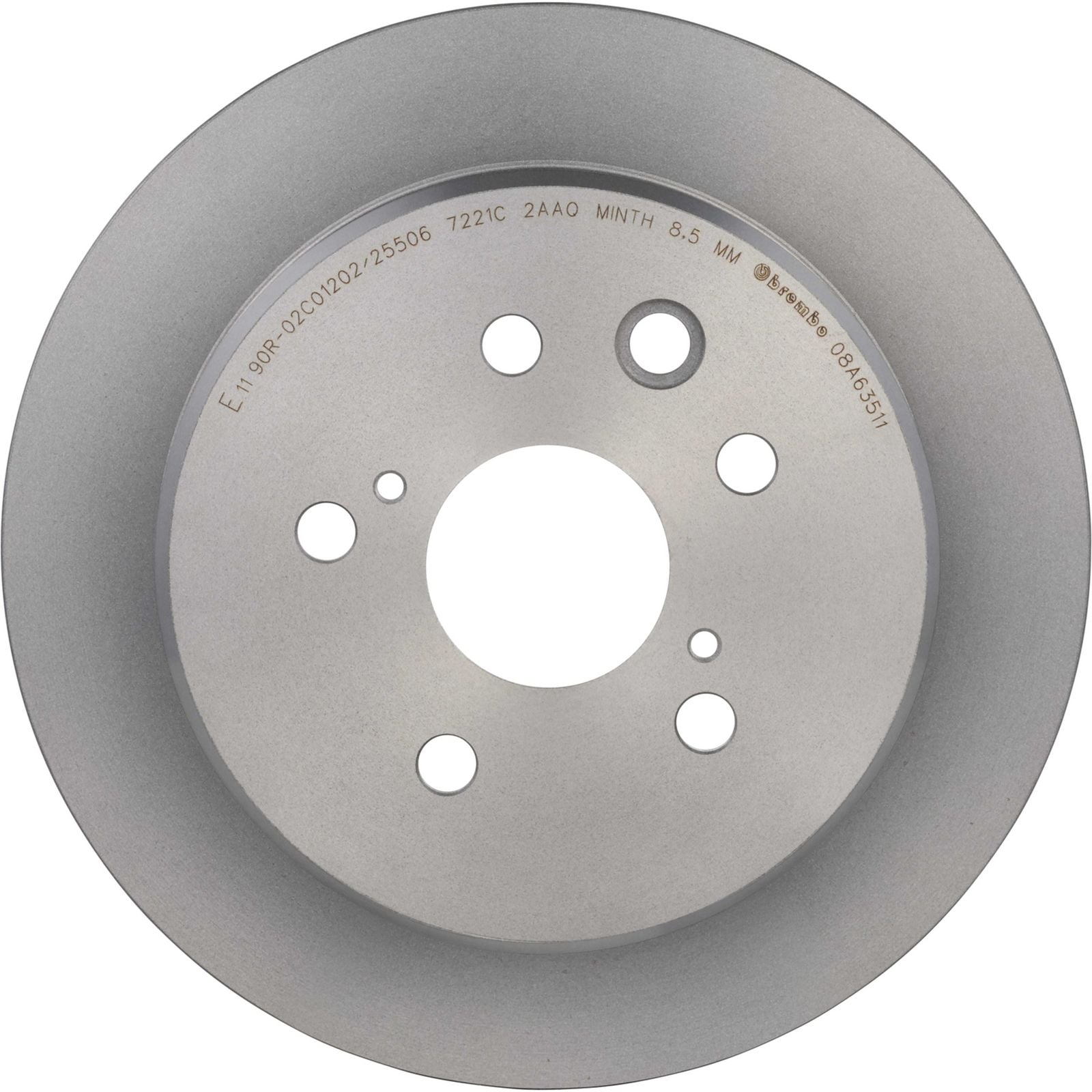 PRIME UV Coated Rear Disc Brake Rotor - 08.A635.11_05