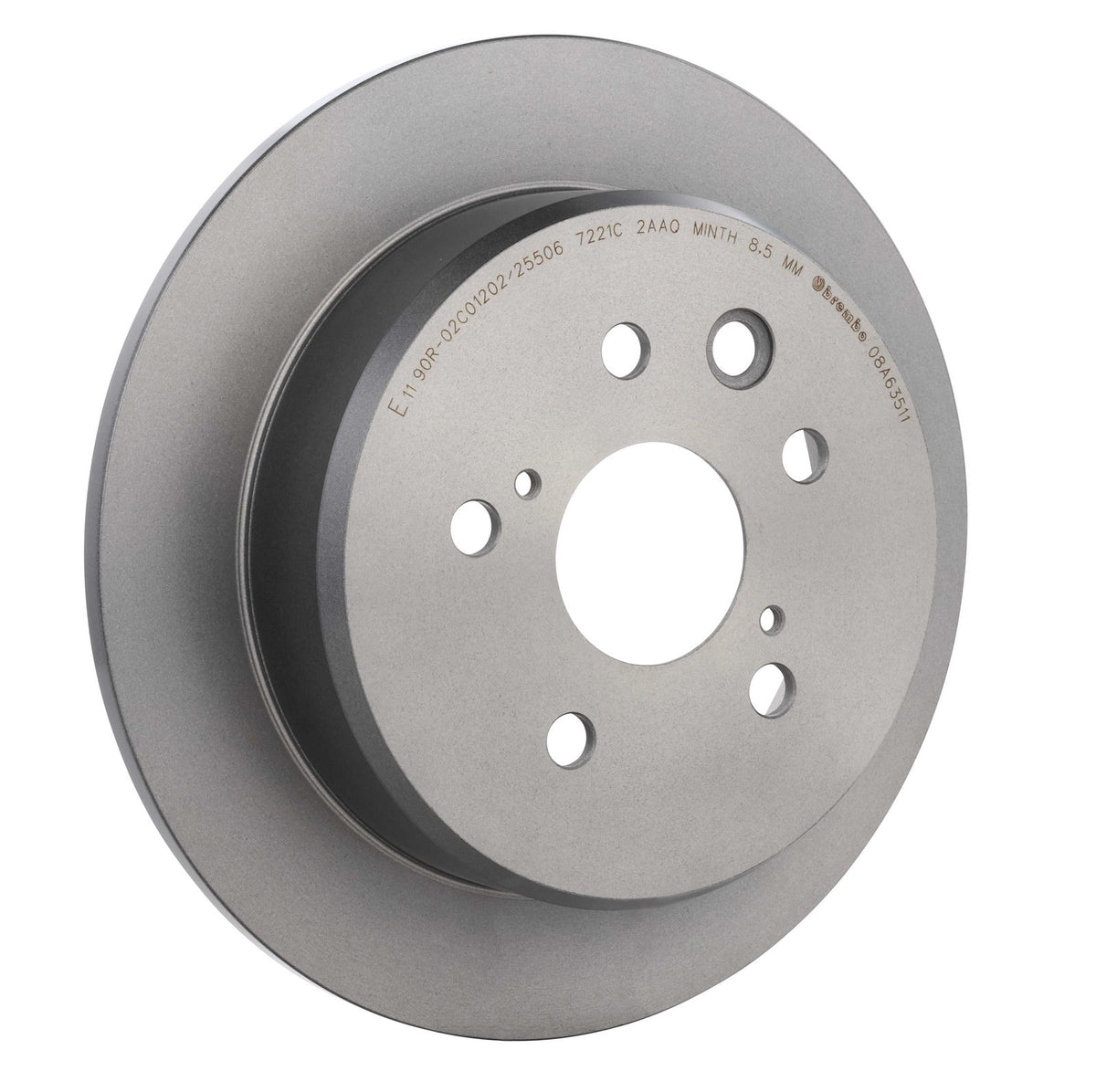 PRIME UV Coated Rear Disc Brake Rotor - 08.A635.11_29