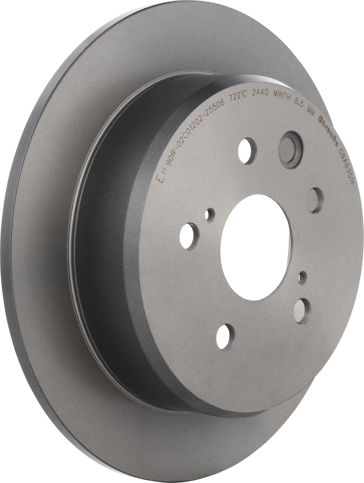 PRIME UV Coated Rear Disc Brake Rotor - 08.A635.11_01