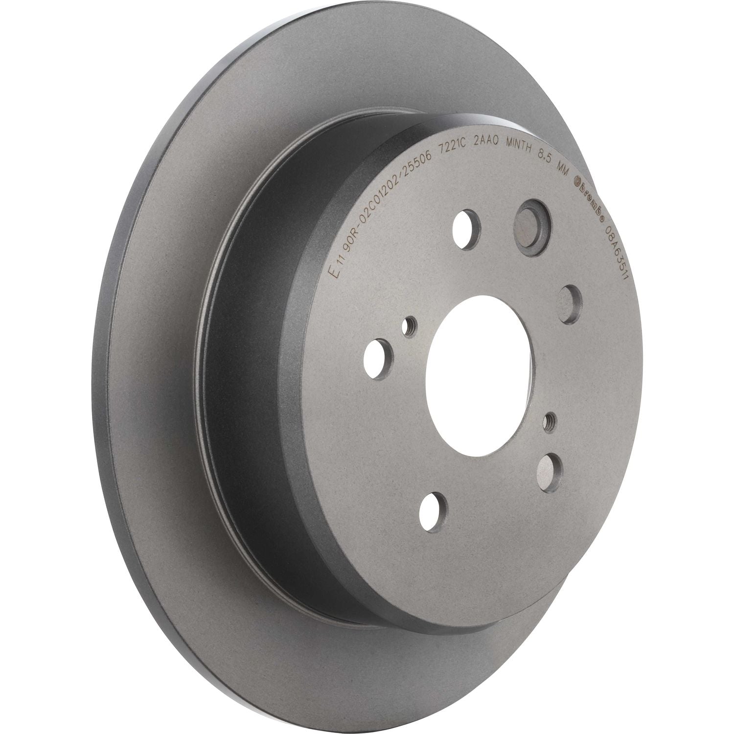PRIME UV Coated Rear Disc Brake Rotor - 08.A635.11_02