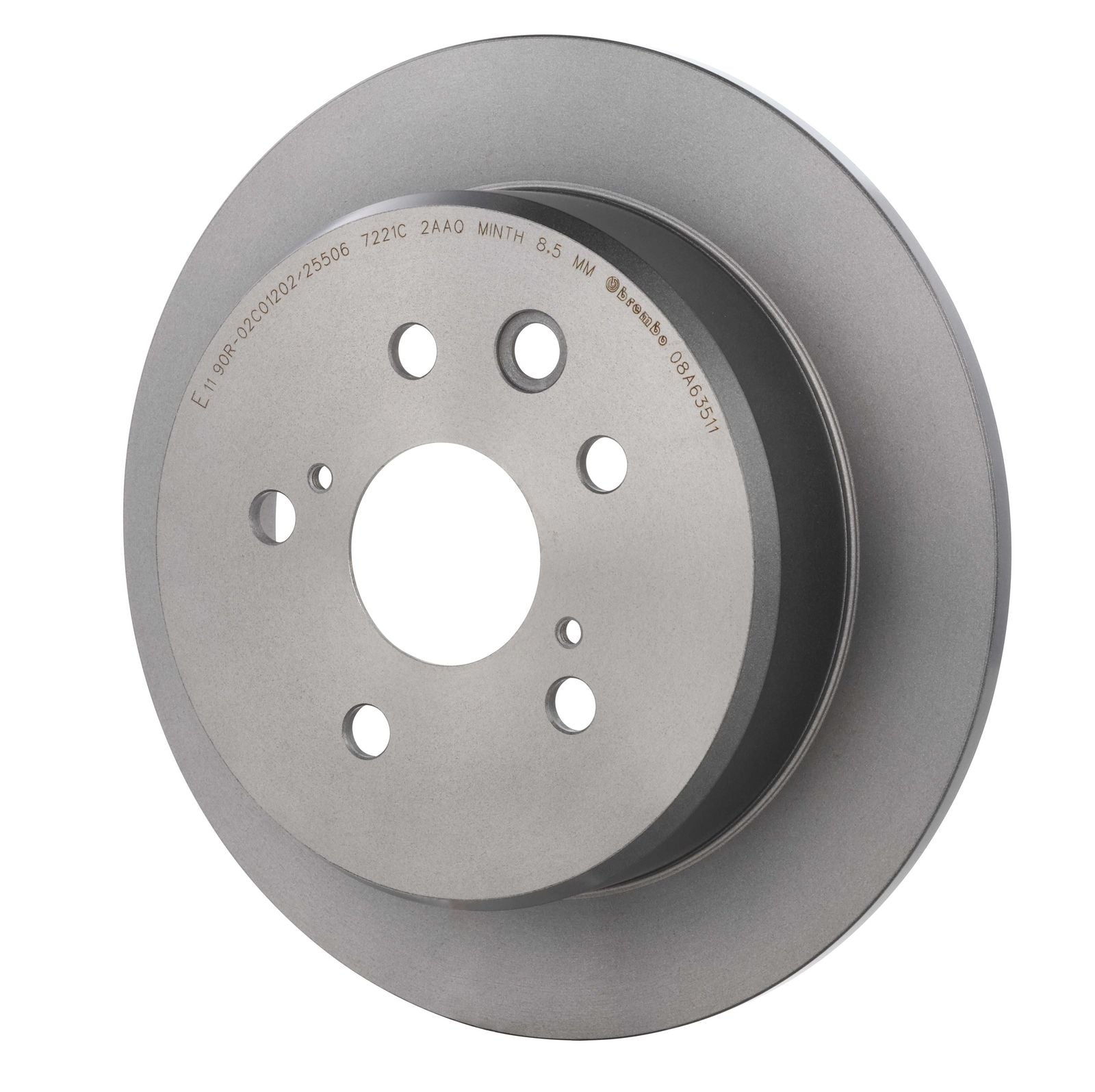 PRIME UV Coated Rear Disc Brake Rotor - 08.A635.11_09
