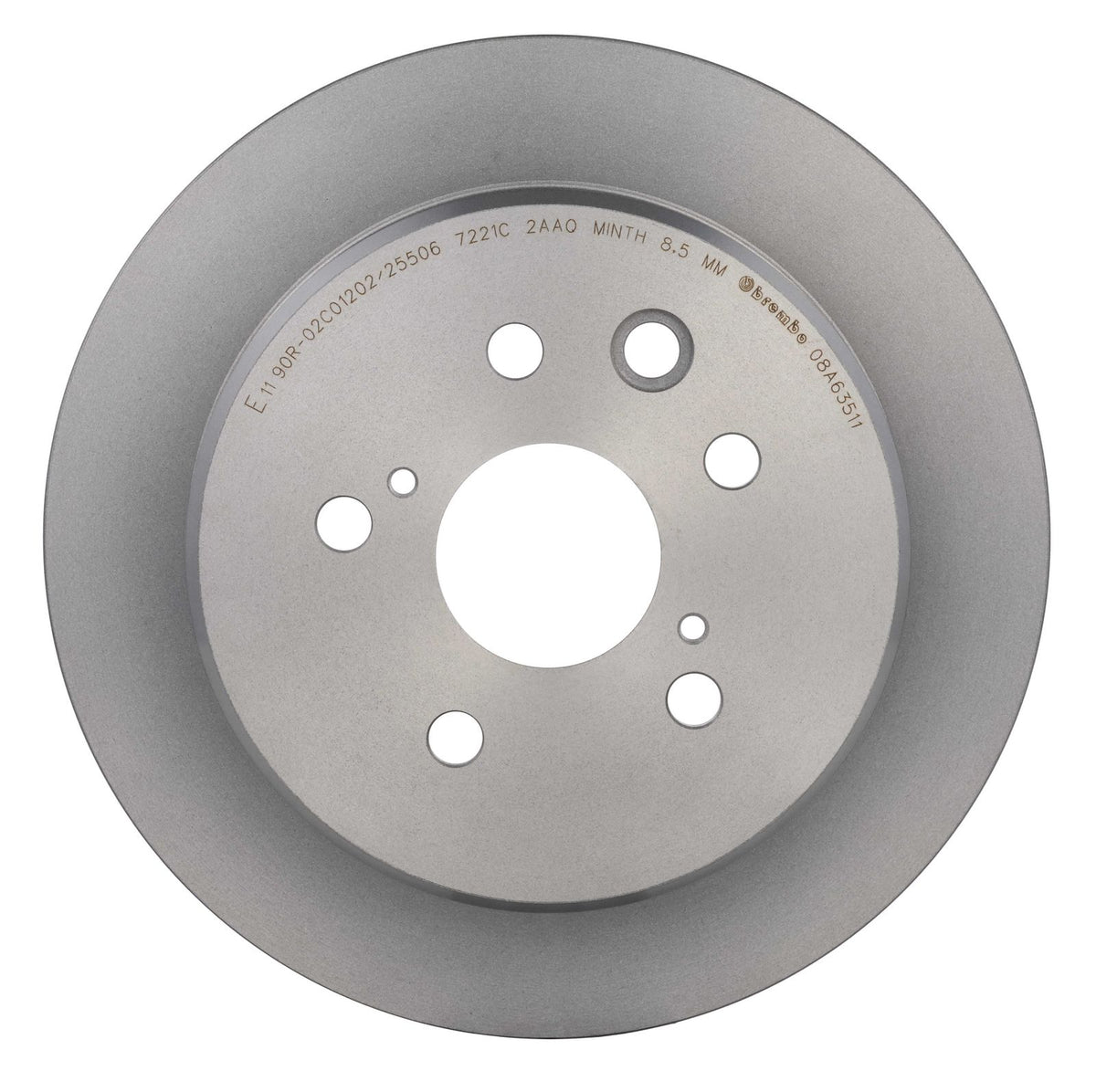 PRIME UV Coated Rear Disc Brake Rotor - 08.A635.11_07