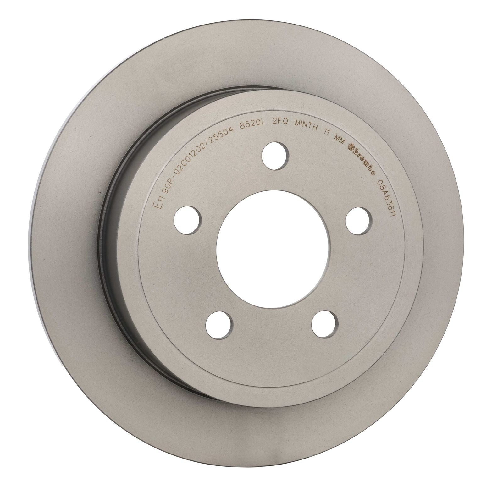 PRIME UV Coated Rear Disc Brake Rotor - 08.A636.11_24