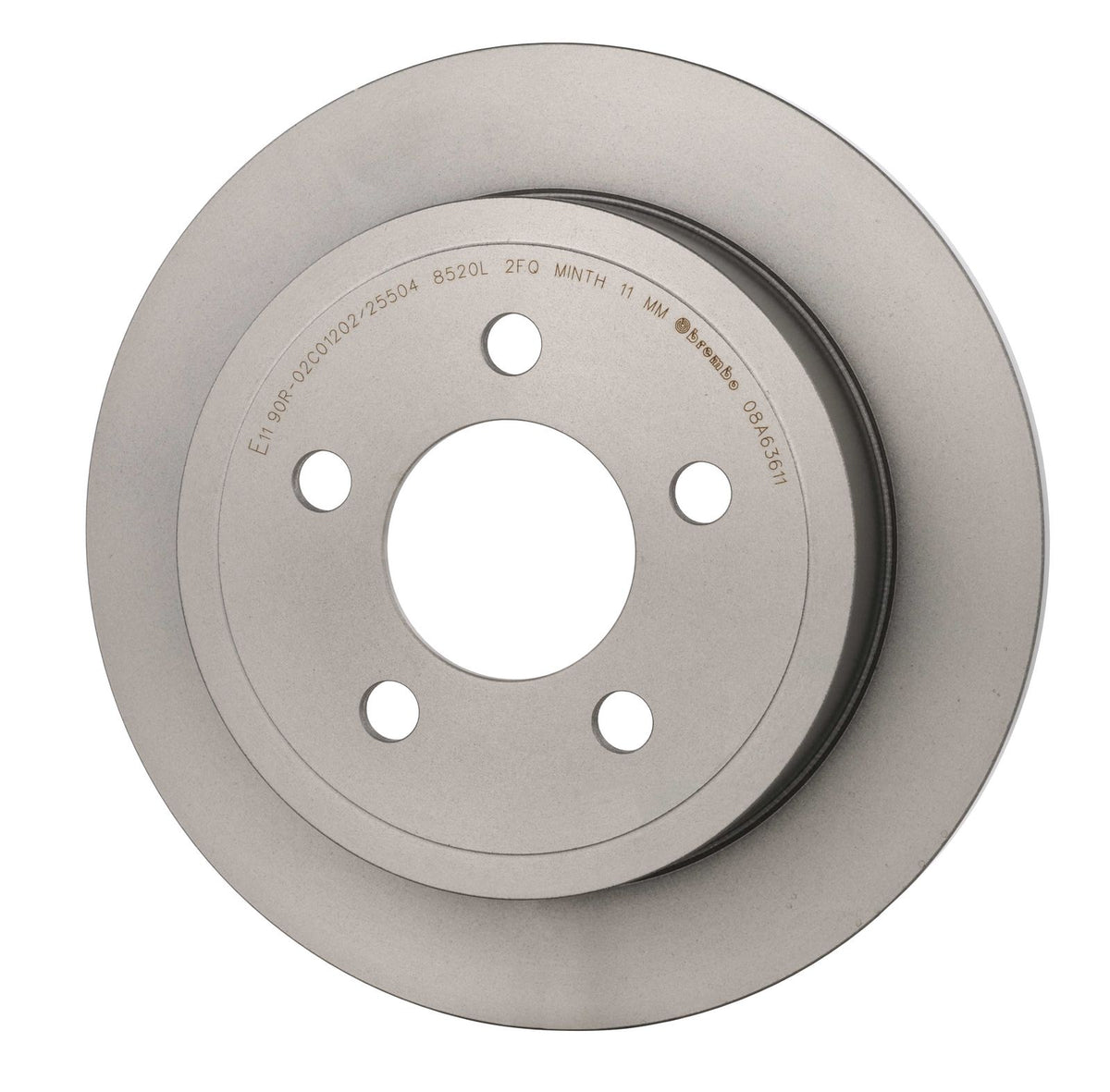 PRIME UV Coated Rear Disc Brake Rotor - 08.A636.11_02