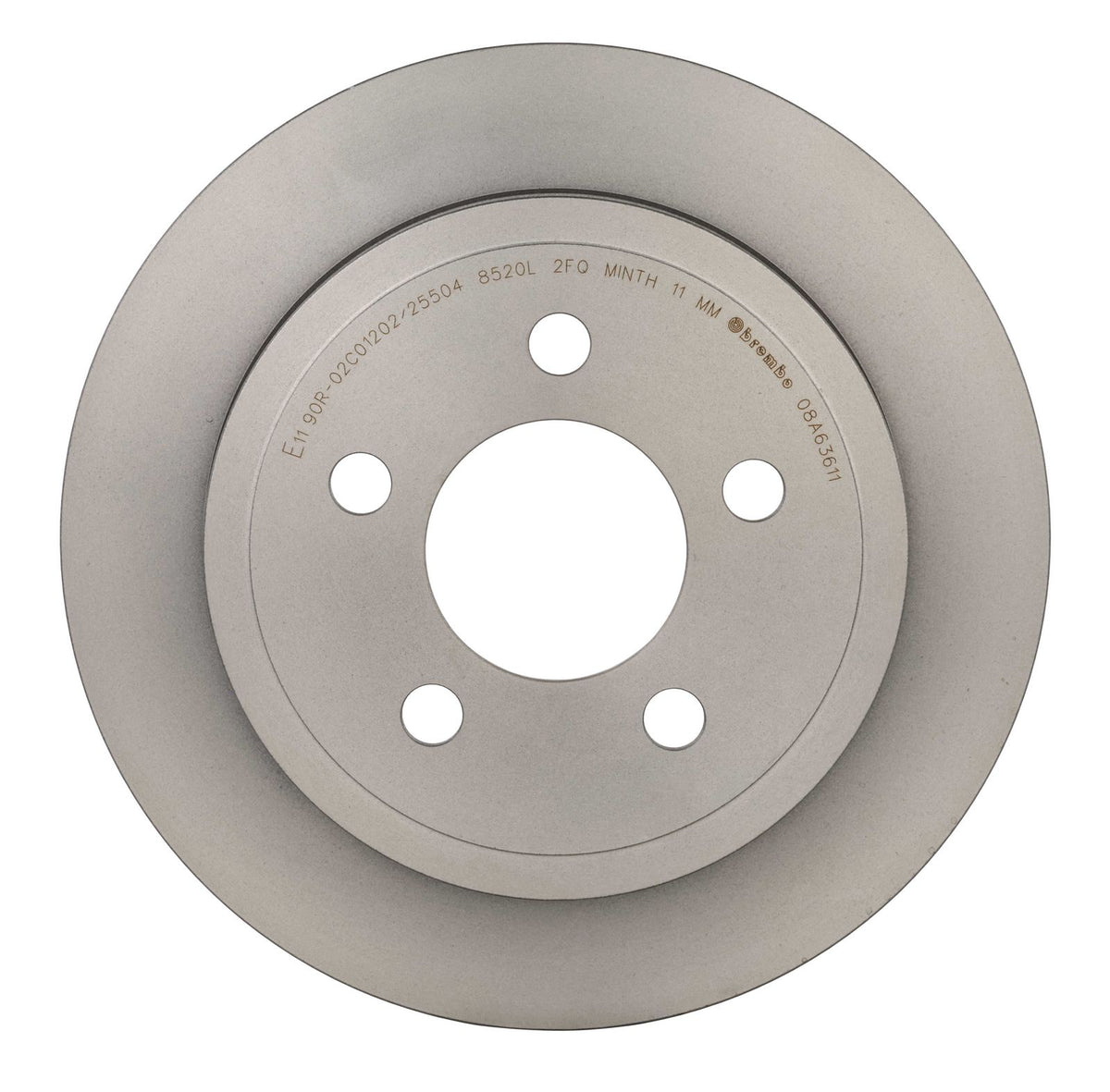 PRIME UV Coated Rear Disc Brake Rotor - 08.A636.11_01