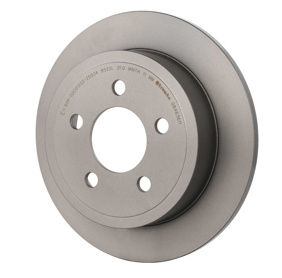 PRIME UV Coated Rear Disc Brake Rotor - 08.A636.11_03