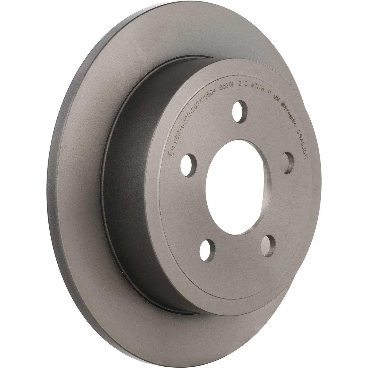 PRIME UV Coated Rear Disc Brake Rotor - 08.A636.11_26