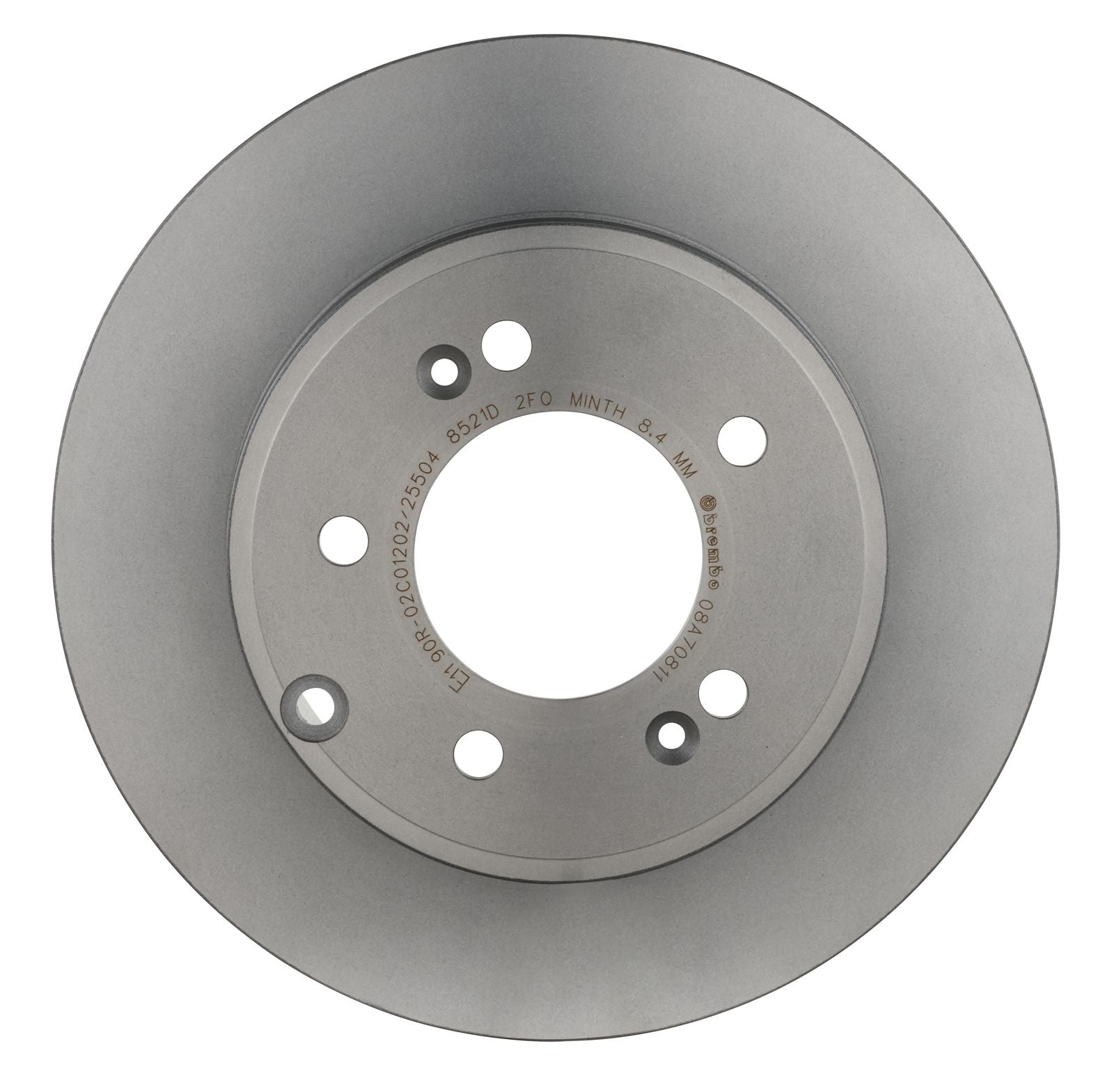 PRIME UV Coated Rear Disc Brake Rotor - 08.A708.11_08