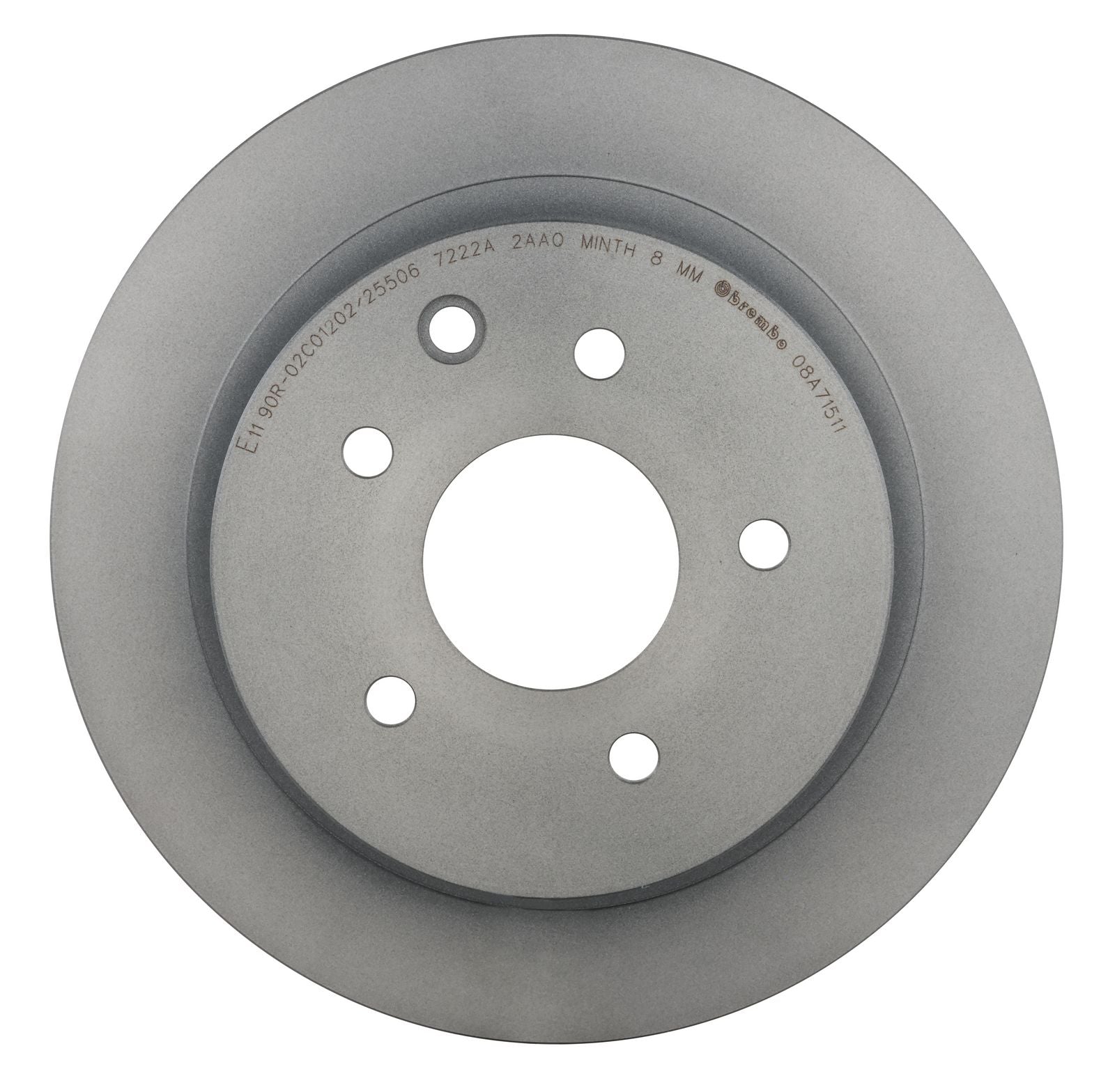 PRIME UV Coated Rear Disc Brake Rotor - 08.A715.11_02