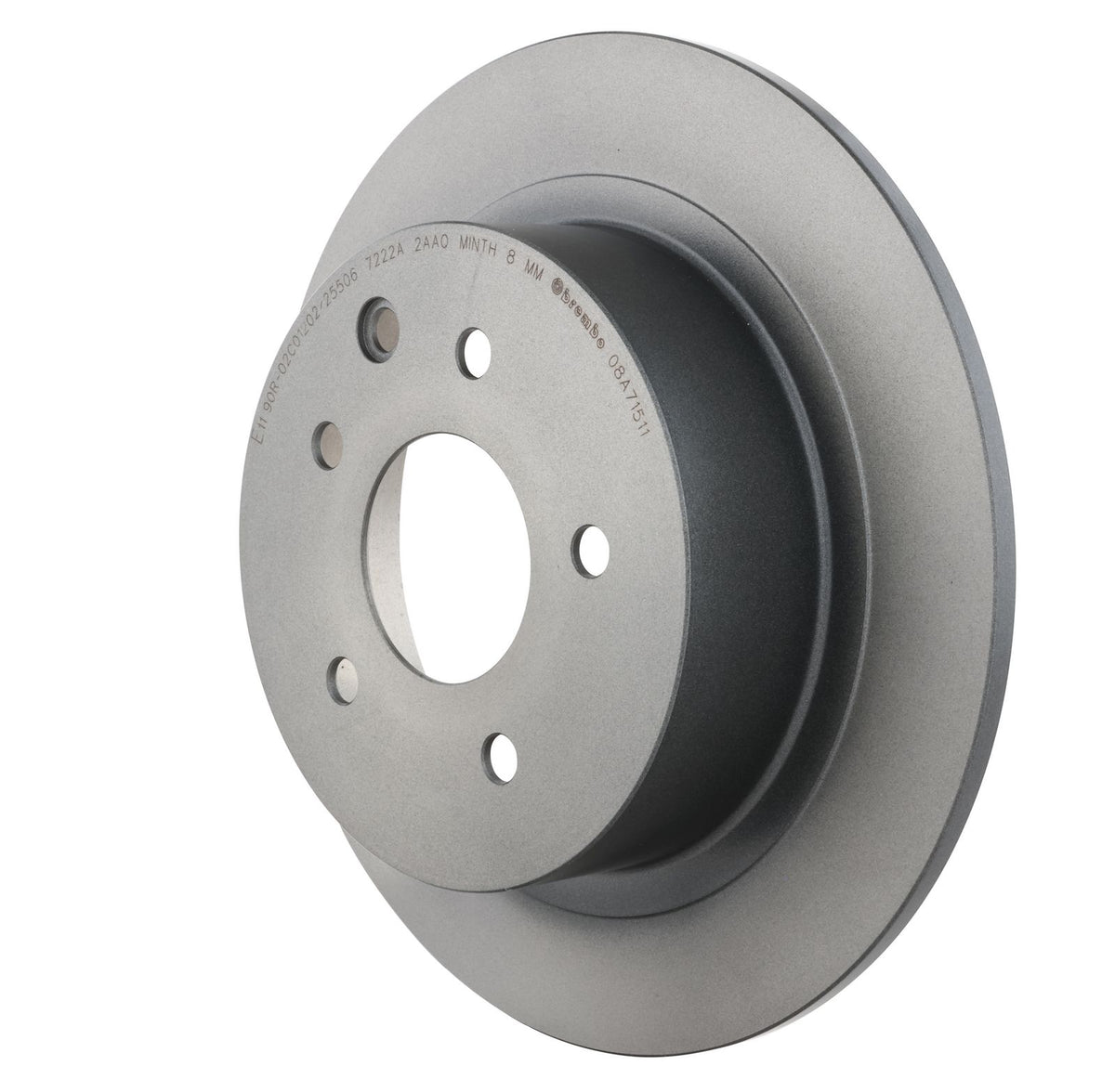 PRIME UV Coated Rear Disc Brake Rotor - 08.A715.11_05