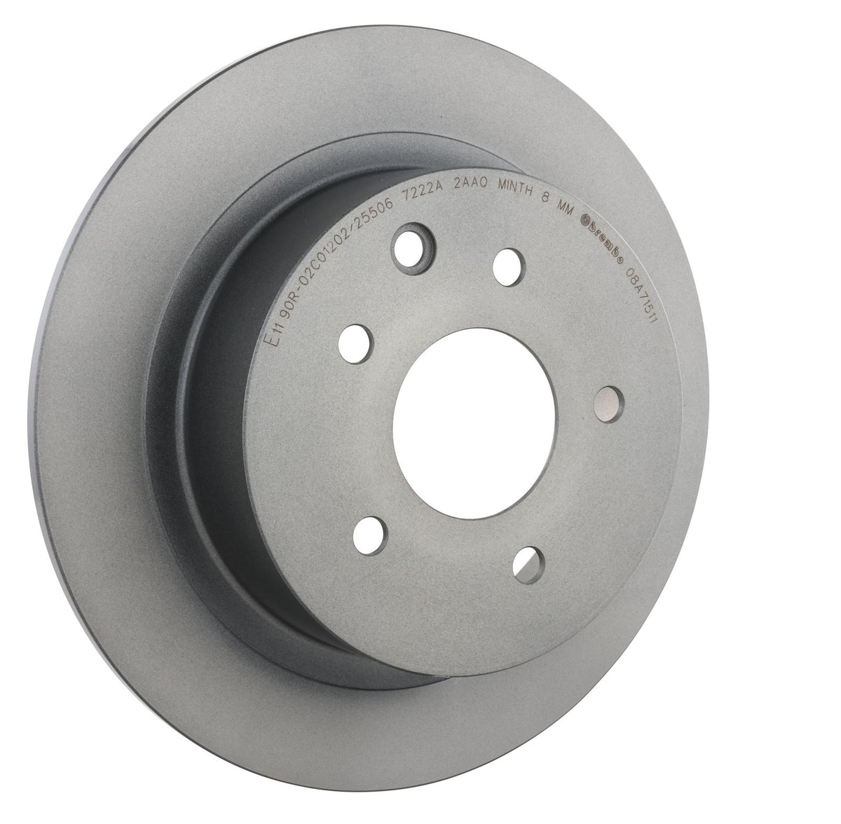 PRIME UV Coated Rear Disc Brake Rotor - 08.A715.11_24