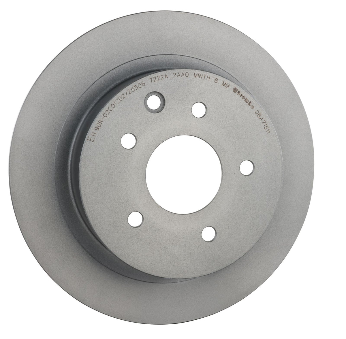 PRIME UV Coated Rear Disc Brake Rotor - 08.A715.11_25